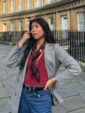 Madewell Plaid blazer